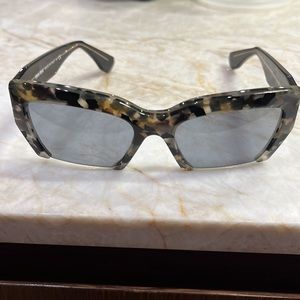 MIU MIU Rasoir Half Rim Sunglasses